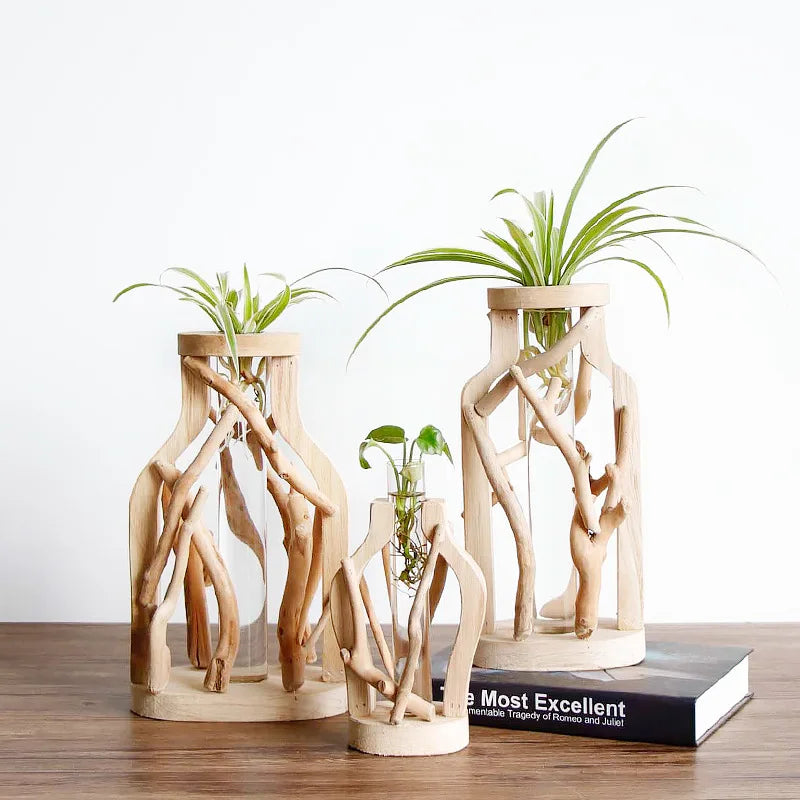 Creative Wooden Vase