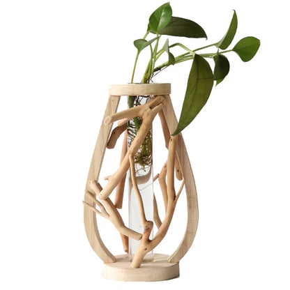 Creative Wooden Vase