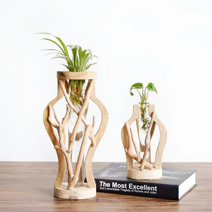 Creative Wooden Vase