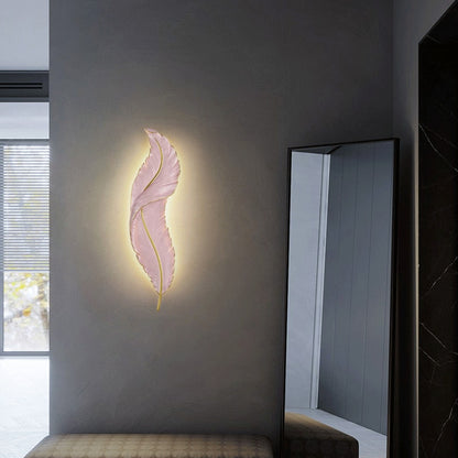 Luxury Feather LED Wall Lamp