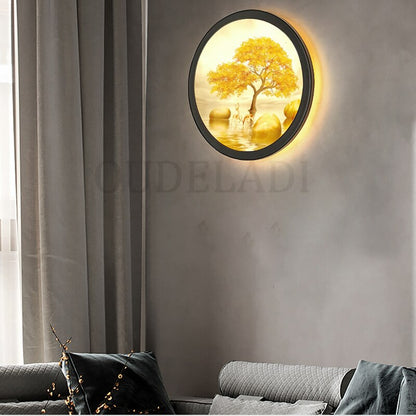 Decorative Round LED wall lamps