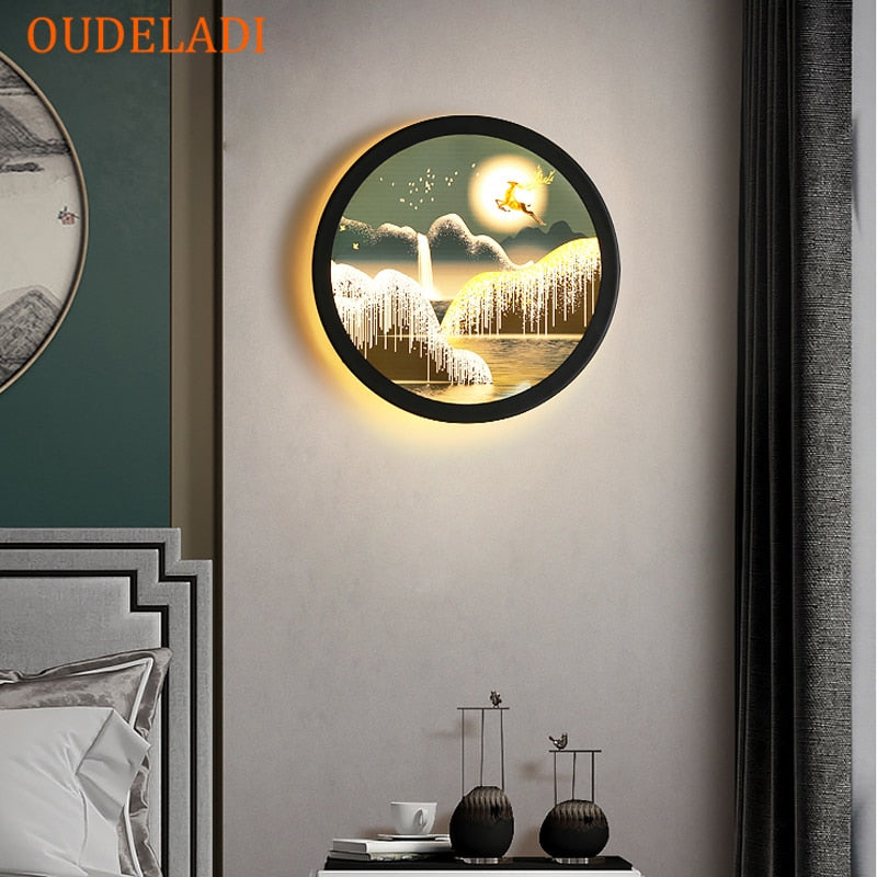 Decorative Round LED wall lamps