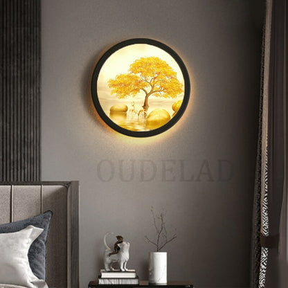 Decorative Round LED wall lamps