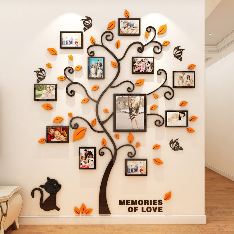 3D Acrylic Wall Stickers