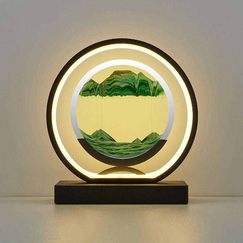 LED Hourglass Night Light