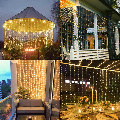 Solar Curtain Outdoor Waterproof Light