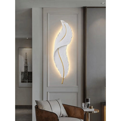 Luxury Feather LED Wall Lamp