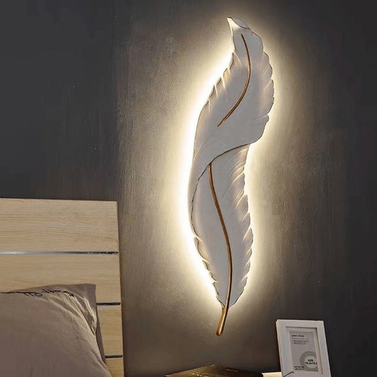 Luxury Feather LED Wall Lamp