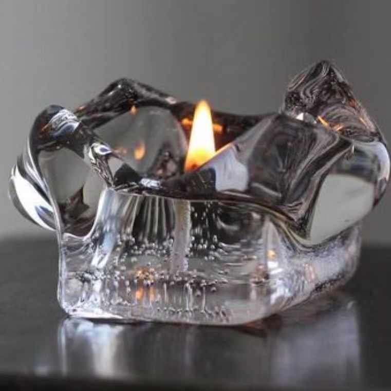 Creative ice cube scented candle