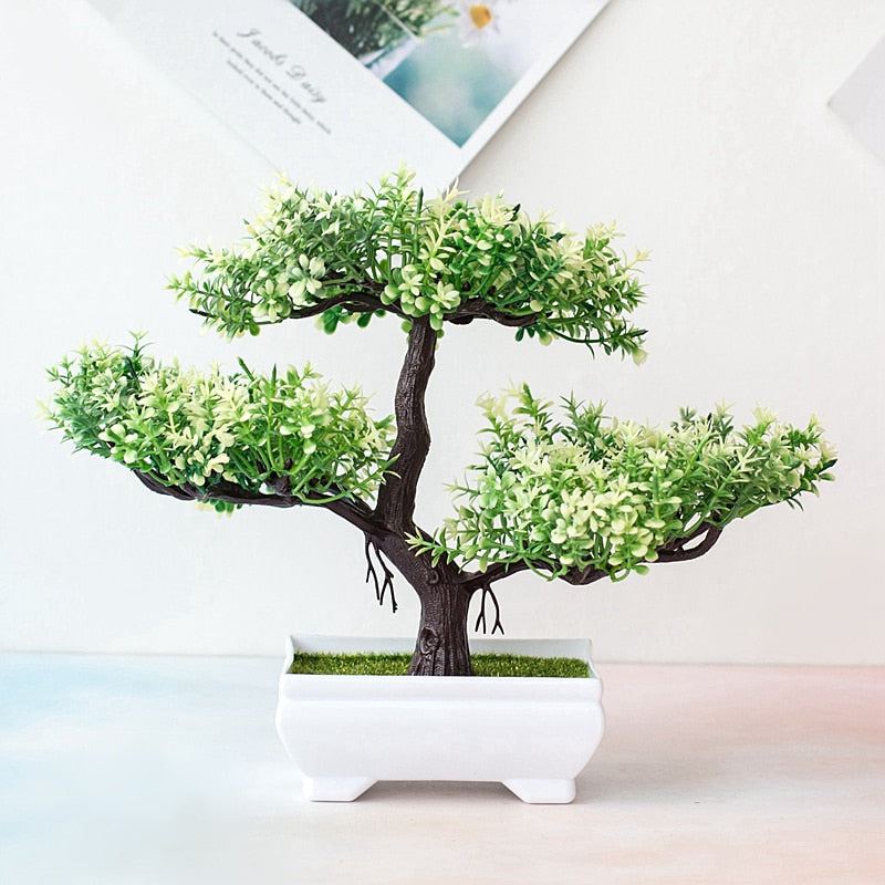 Artificial Pine Bonsai Plant