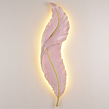 Luxury Feather LED Wall Lamp