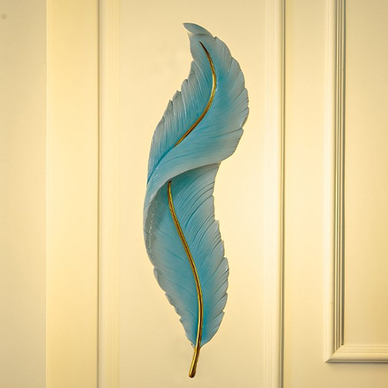 Luxury Feather LED Wall Lamp