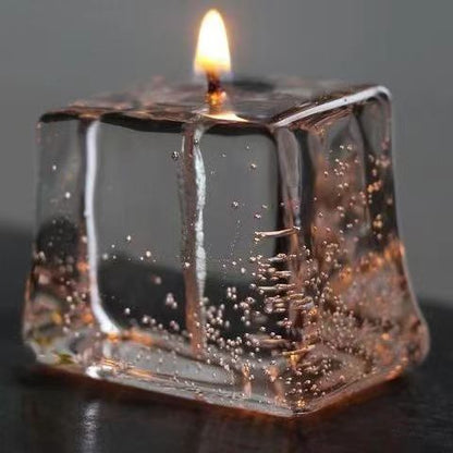 Creative ice cube scented candle